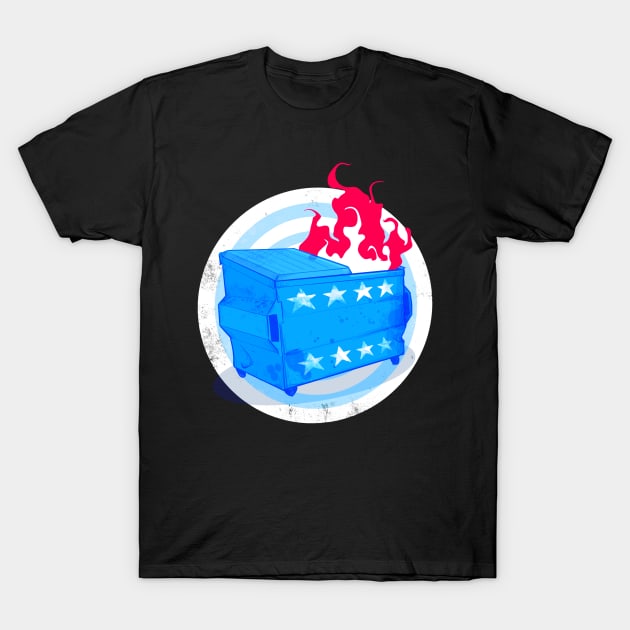 Dumpster USA T-Shirt by LVBart